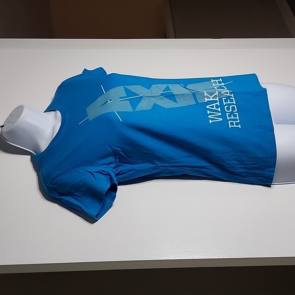 Axis Wake Research Boat Tee, Turquoise, Size Small - Picture 2 of 5